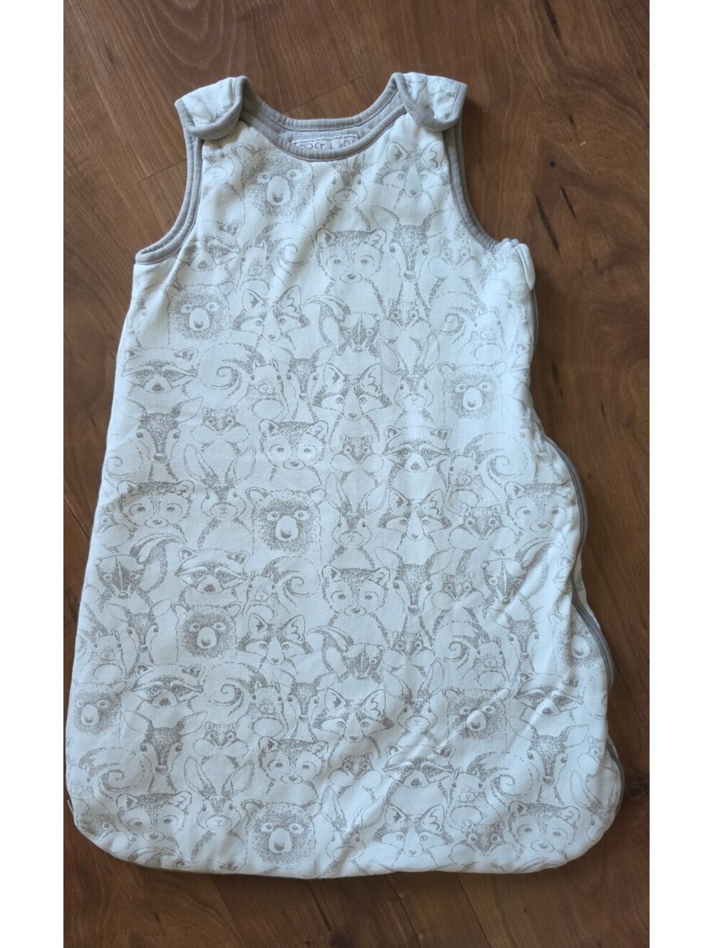 First Wish Organic Cotton Baby Sleep Sack | Neutral Forest Animals-Sz 6-18M,387